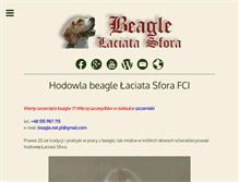 Tablet Screenshot of beagle.net.pl